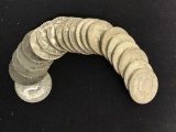 1 Roll - 20 Coins-Circulated Franklin Half Dollars