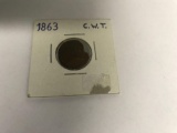 1863 Civil War Token