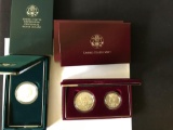 Eisenhower Centennial Silver Dollar and Kennedy Collector's Set