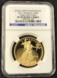 Eagle 25th Anniversary 2011 W Eagle $50 Gold Coin