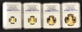 Eagle 25th Anniversary 2011 W Eagle Early Releases Coin Set All are Graded PF 70 Ultra Cameo