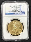 2011 W Eagle $50 Gold Coin