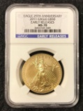 Eagle 25th Anniversary 2011 Eagle G$50 Early Releases