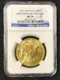 2011 Buffalo G$50 Fine Early Release