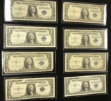 8 - $1 Silver Certificates