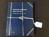 22 Circulated Franklin Half Dollars in Whitman Folder