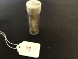 1 Roll of 90% Silver Roosevelt Dimes