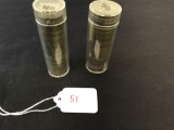 2 Rolls of 35% Silver War Nickels 80 Coins Total
