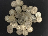 1 Roll Silver Mercury Dimes