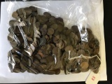 Group of 780 Circulated Wheat Pennies 1910-1958