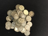 1 Roll of 90% Silver Roosevelt Dimes