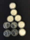 10 Morgan Silver Dollars Excellent Condition