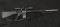 DPMS Panther Arms Model A-15 Semi Auto in a .223 or 5.56 caliber with a Tasco 3x12 Scope
