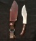 Handmade Skinning Knife with Leather Holster