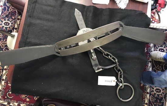 Duke #16 D Bear Trap with Anchor Chain