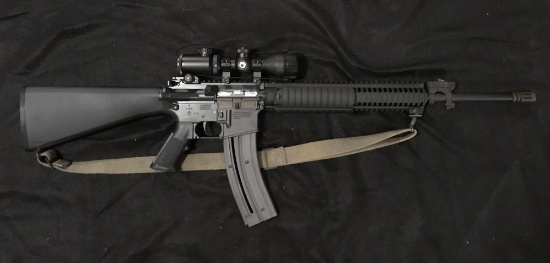 Colt M16 Tactical Rimfire Semi Auto Rifle .22LR 21.2" Barrel with Barska 3x9 Scope