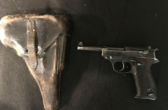 P38 with Leather Holster