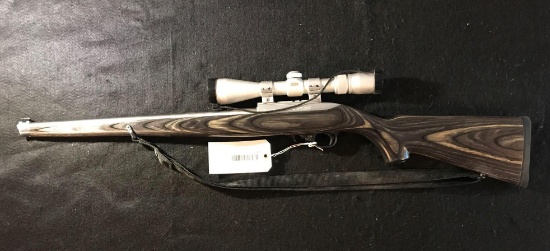 Ruger Model 10-22 Semi Auto 22LR SS Barrel With Mannlicher Stock