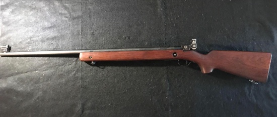 Winchester Model 75 Bolt Action .22LR Peep Sights Bull Barrel