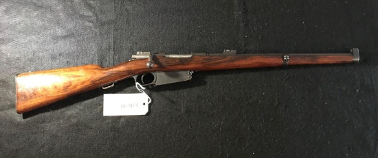 Mauser Model Loewe Berlin Bolt Action with Mannlicher Stock