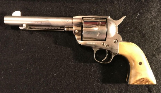 American Western Arms .45 Colt SS Revolver Antler Like Grip