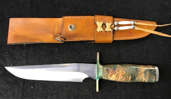 Hand Made Hunting Knife with 7 1/2? Blade