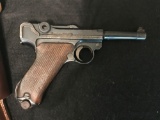 DWM German Luger With Hard Leather Holster