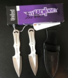 Hi Ben Generation 2 Throwing Knives with Leather Sheath