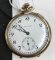 Hamilton Pocket Watch. Engraved on back. good running condition