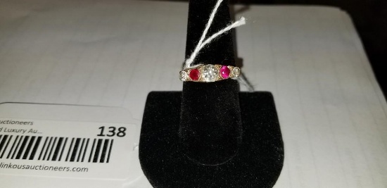 Diamond and Ruby Ring