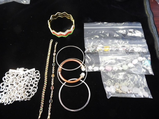 Lot of Custume Jewelry Bracelets