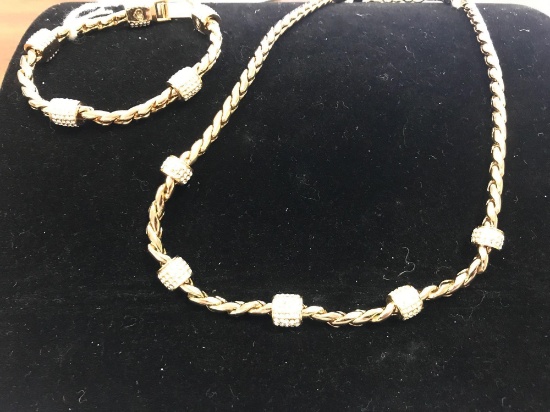 Necklace and matching bracelet...