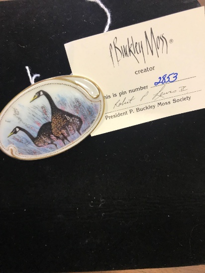 Buckley Moss pin