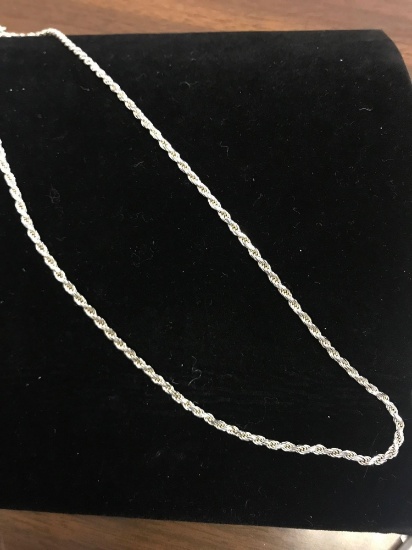 24" Sterling Silver Chain