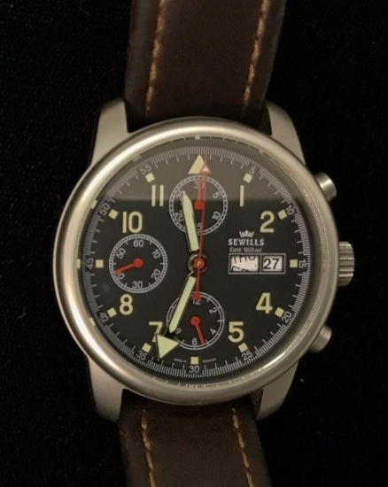 Sewillis Chronograph with Day and Date