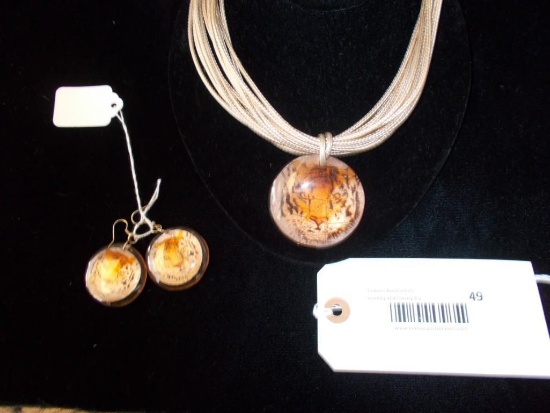 2 Lalo Fashion Acrylic Necklace & Earring Sets