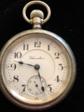 Hamilton 940 Railroad grade Pocket Watch. 21 jewels, 5 positions SN 529147 Silveroid case