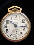 Waltham Vanguard 23 jewel 6 positions initials engraved on back
