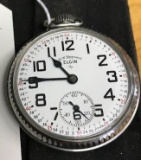 Elgin 571 BW Raymond Railroad Style Pocket Watch. 21 Jewels