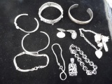 Lot of Srterling Silver Jewelry