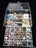 Jewelry box of Costume Jewelry earrings