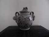 Handmade pottery urn