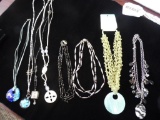 Lot of 8 fashion necklaces