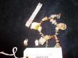 Lot of 2 Fashion Bracelets, Necklace & earrings