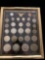 Framed Collection of US Twentieth Century Type Coins