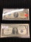 1 1934A Silver Certificate and 3 $1 Silver Certificates