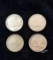 4 flying eagle pennies