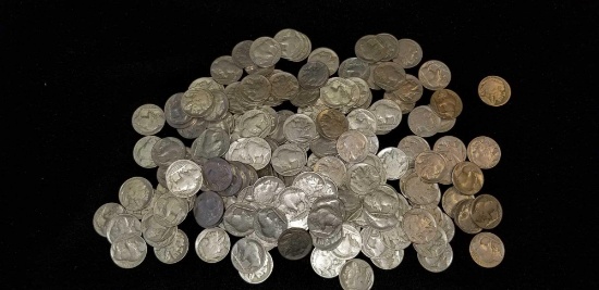 1 lot of 178 Buffalo Nickels