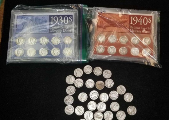 Misc Lot of Mercury Dimes