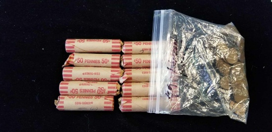 Mixed lot of Wheat Pennies
